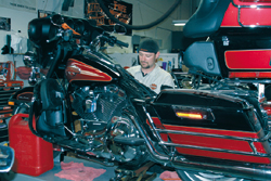 Harley-Davidson services shop